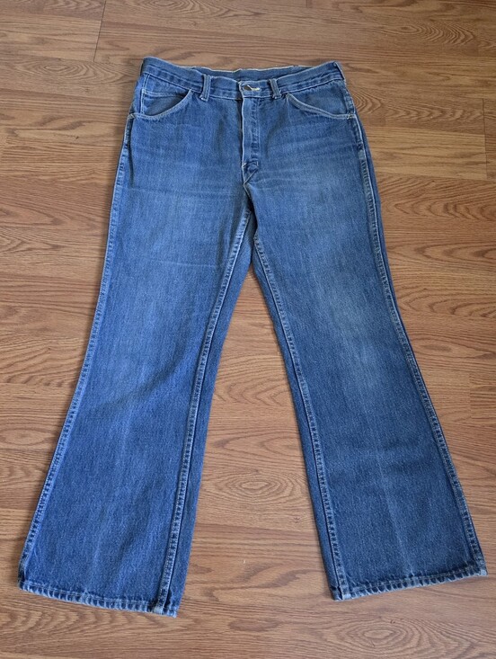 Big Yank Other - Vintage Big Yank Blue Jeans Men's 32x27 Fit Wide Flare  Made in USA 70s Unisex